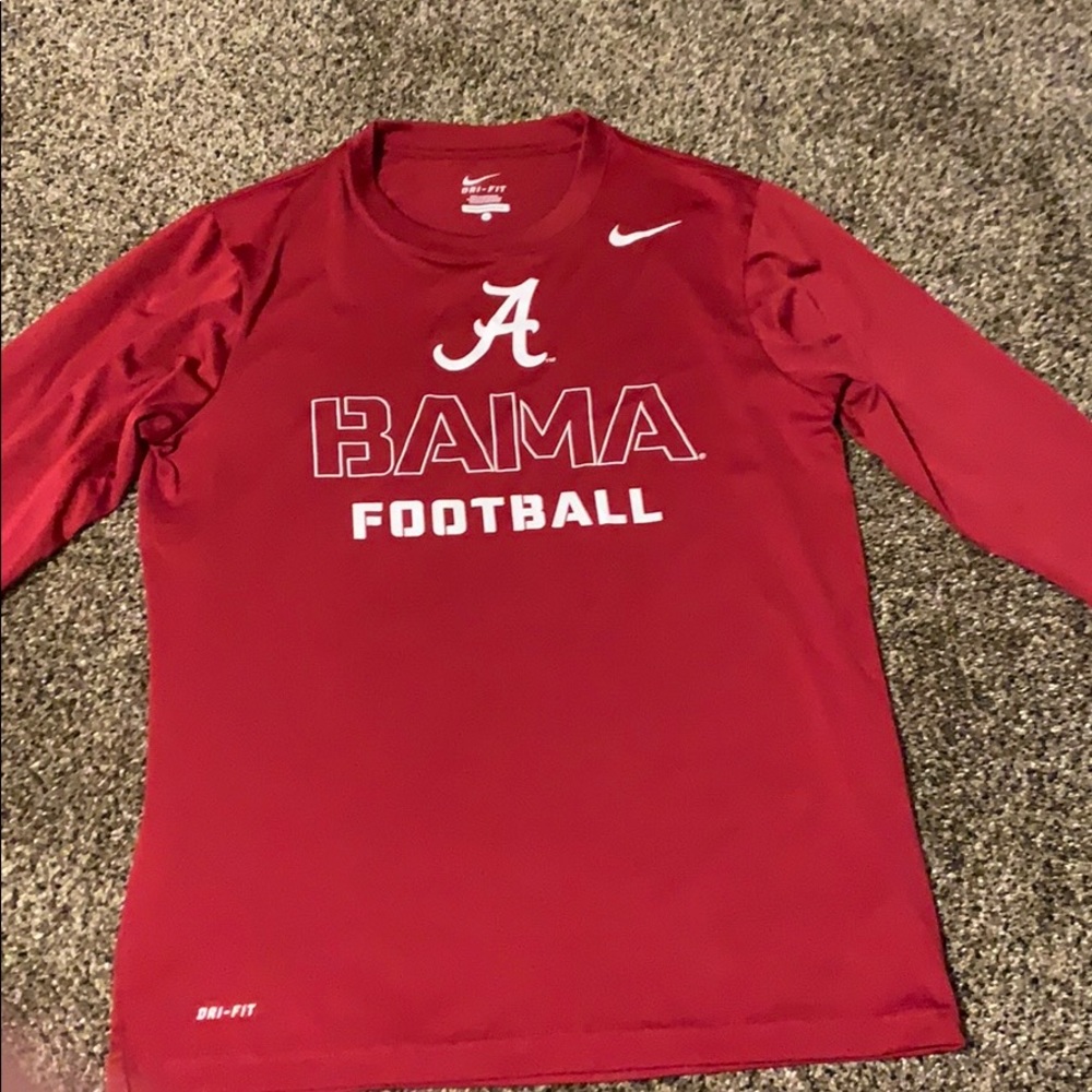 Nike Alabama Football Long Sleeve (Dri-Fit)